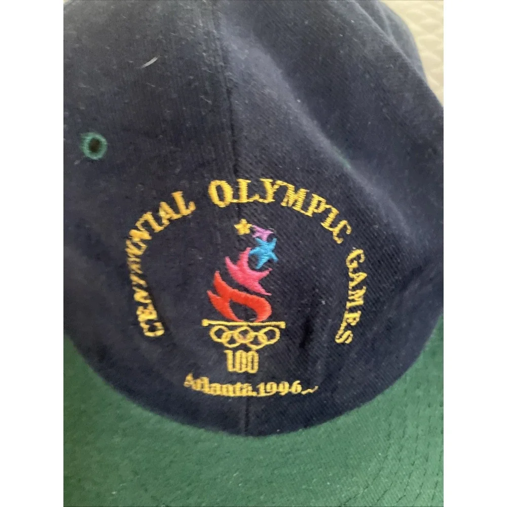 Vintage Champion 1996 Atlanta Olympics Snapback Hat logo 90s Olympic Games NWT
